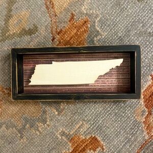 Handcrafted Primitives by Kathy TENNESSEE wooden wall decor. Measures 12x5x 1.5”